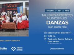 Se realizará la muestra anual de los Talleres Artísticos de Danza de la Municipalidad