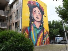 “La Paisana”, el nuevo mural que ya es parte del barrio Juan Pablo II
