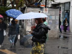 ¡Salí de casa con el paraguas! Rige la alerta amarilla por lluvias en la ciudad