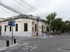 Comenzó la recuperación de la fachada del Hogar San Vicente de Paul