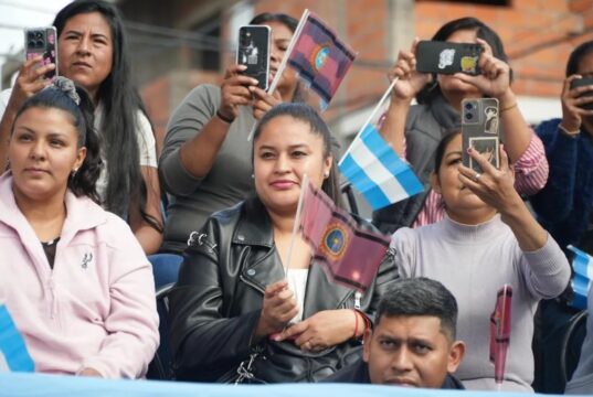 Con un acto oficial y nuevas obras artísticas, la Ciudad conmemoró su 444° aniversario
