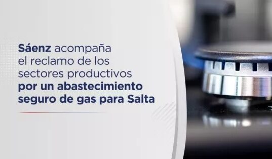 Sáenz acompaña el reclamo de los sectores productivos por un abastecimiento seguro de gas para Salta