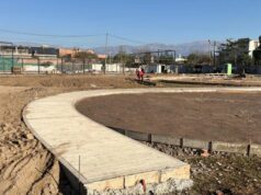 En barrio El Círculo 3 avanzan las obras de puesta en valor de la plaza