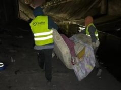 Se ejecutó un gran operativo de desalojo y limpieza en el canal Yrigoyen