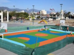 La plaza España ya empieza a lucir un entorno renovado