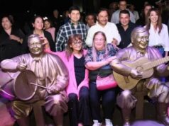 Sáenz homenajeó a Federico Córdoba y Roberto “Ucucha” Franco con la inauguración de esculturas en Orán