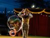 Mimo, clown y circo en los barrios: vecinos y familias compartieron tardes de risas