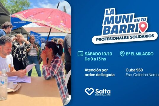 «La Muni en tu Barrio» acerca servicios, trámites y asesoramiento a vecinos de la zona Este