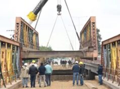 Puente de Vaqueros: Saénz marcó el avance en la modernización de la infraestructura vial metropolitana