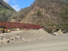 Sáenz anunció que la Provincia continúa el montaje del puente Bailey de Los Toldos
