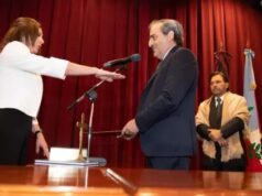 El gobernador Sáenz participó del acto de juramento de María Edith Rodríguez como fiscal ante la Corte Nº 2